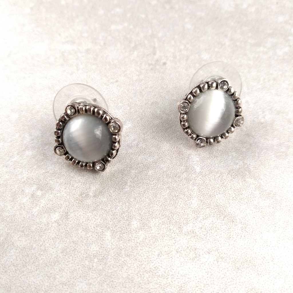 Charles Klein Vintage Look Moonstone Earrings